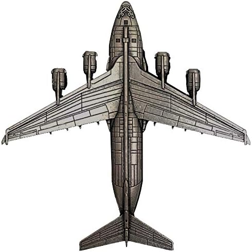 Монета Покана във формата на военен самолет C-17 Globemaster III