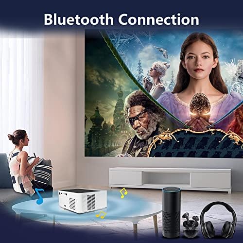 [Електронен фокус] Проектор 4K Wi-Fi и Bluetooth, проектор Full HD с резолюция 1080P 12000 Л, поддържа синхронизация на екрана 450