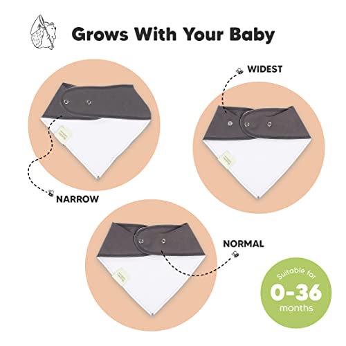 KeaBabies 8 Опаковки, органични бебешки слюнявчиков-bandhan и 8 опаковки, органични бебешки нагрудников за момичета и момчета -