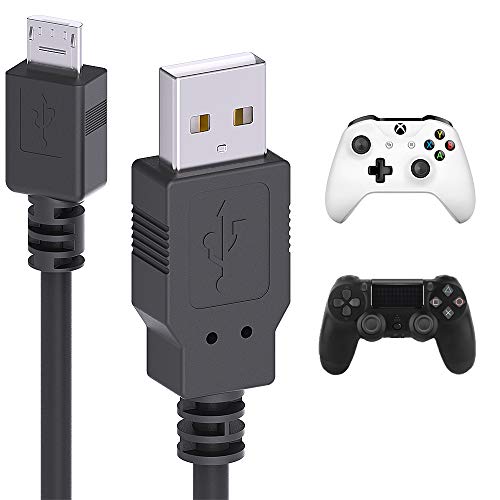 Преносимото Тел USB-зарядно устройство за контролера на Xbox One 3 М, кабел за зареждане на тел Mellbree контролера на Xbox One е Съвместим с PS4, Xbox One/One S/ One X/Controller