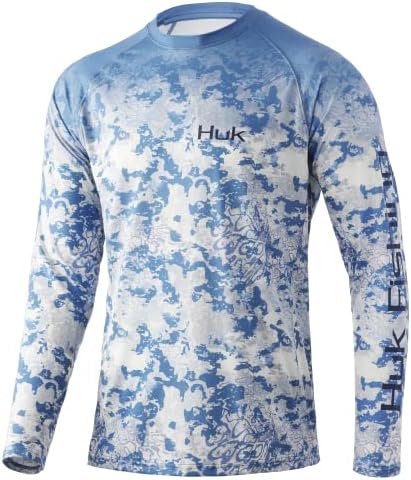 Мъжка риза за риболов HUK Kc Pursuit с дълъг ръкав, Защищающая от Слънцето