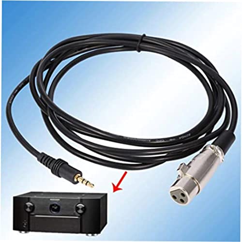 Аудио кабел AUZMPIHT Premium 10 фута XLR конектор 1/8 3,5 мм стереоразъема - идеален за микрофони, високоговорители, сценични dj-и