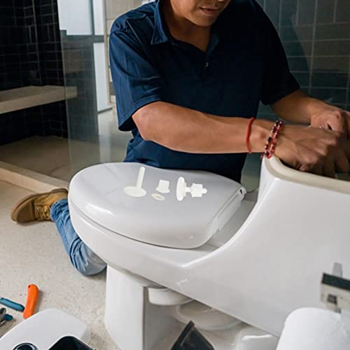 Тоалетна чиния Cabilock, Инсталиране на болтове, включително и подмяна на капаци, които Определят шапки, Панти за тоалетна, Крепежни