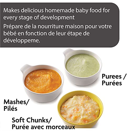 Стъклена машина за приготвяне на бебешка храна на Baby Brezza – Печка и миксер за приготвяне на бебешка храна на пара и пюре за