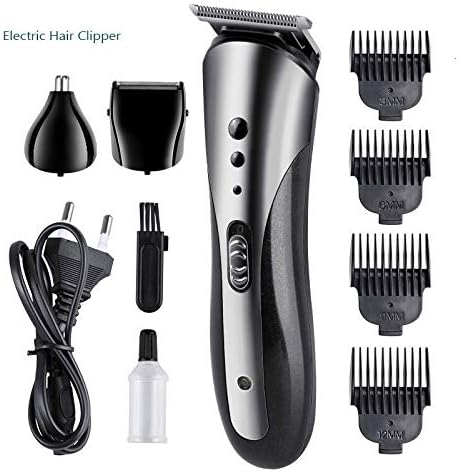 Електрическа машина за подстригване на коса LYKYL, професионален тример за коса, акумулаторна машина за подстригване на брада, мъжки