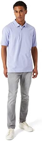 Мъжки памучен риза с къси ръкави DKNY – Бързосъхнеща мъжка риза за голф Regular Fit, впитывающая влага (Размери: S-2XL)