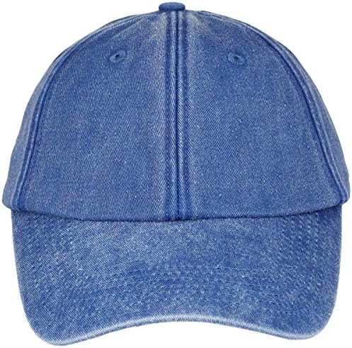 moonsix окото бейзболна шапка, унисекс-обикновен промит памук Кепър Реколта регулируема годишен шофьор на камион шапка