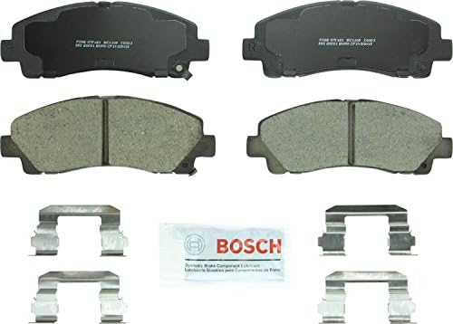 Комплект керамични дискови спирачни накладки BOSCH BC1102 QuietCast Премиум клас- Съвместим с някои Acura TL; Honda Ridgeline; ПРЕДНИ