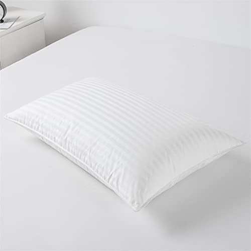 Хотелски възглавници за сън, защита на врата, е Бавен отскок, Пълнител от микрофибър, Памук калъф (Цвят: A, Размер: 48x74 см)