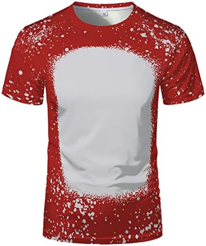 Ymosrh Мъжки Ризи Размерът на САЩ Голяма Празна Тениска На Поръчка Теплопередача Двете Ризи с къс ръкав
