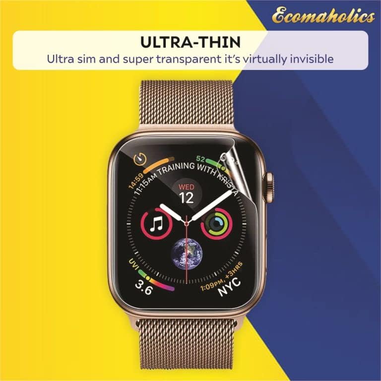 Экомахолики (обновена опаковка от 6 теми, съвместима с Apple Watch 40 мм Series SE / Apple Watch Серия 7/8 41 мм, защитно фолио