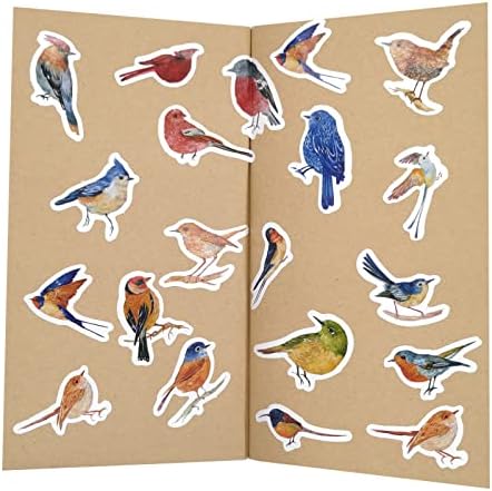 Стикери с птици Fecsam за scrapbooking (46 бр.), Набор от малки Стикери за Албуми, Канцеларски материали за водене на дневник, Проектанти,