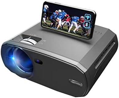 WENLII V50 Преносим проектор 5g Mini Smart Real 1080p Full Movie Proyector 200Led Проектор с голям екран (Цвят: D)