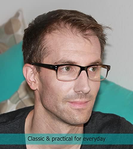 LUR 6 опаковки класически очила за четене + 4 опаковки стилни очила за четене (общо 10 двойки ридеров + 1,25)