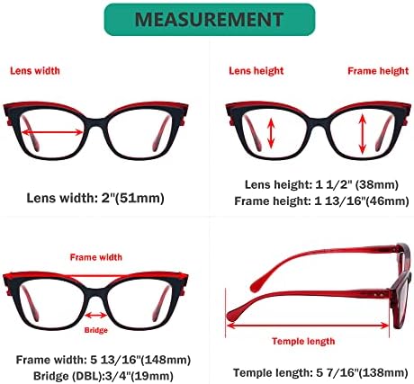 Eyekepper 5-pack Очила за четене за Жени Cat Eye Стилни Ридеры