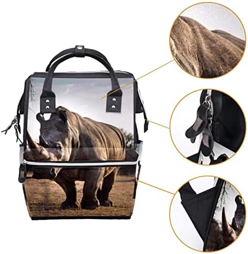 Пътен Раница GUEROTKR, Чанта За Памперси, Рюкзачные Чанти За Памперси, африканска крава с изображение на животно гори