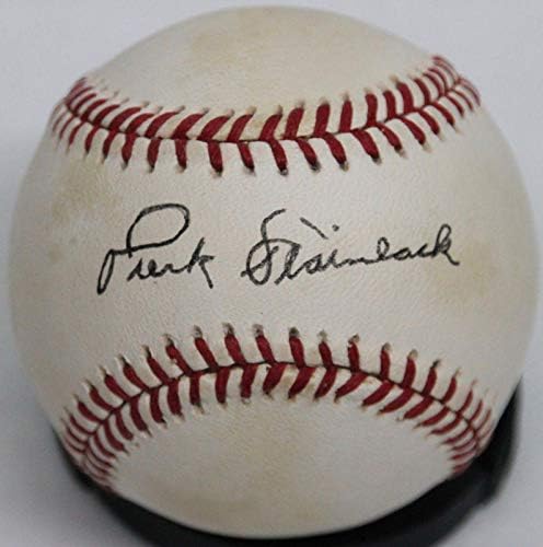 Бейзболни топки с автограф на Rawlings Баста Stainback от Jsa Cubs Brooklyn Dodgers йорк Янкис С автограф