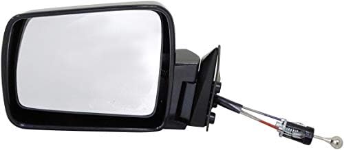 Dorman 955-238 Ръчно Дистанционно Врати огледало от страната на водача, Съвместими с Някои модели на Jeep, Черен