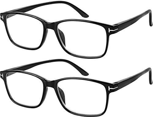 Очила Success Eyewear Очила компютър 2 Чифта Класически Очила за четене с Антирефлексно покритие Качествени Комфортни Очила за Мъже