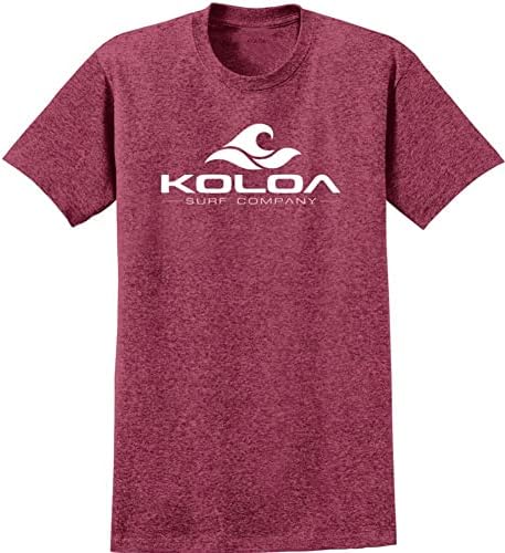 Тениски с логото на Koloa Surf Classic Wave - Тениски от Плътен памук, Обикновени, Големи и по-Висока
