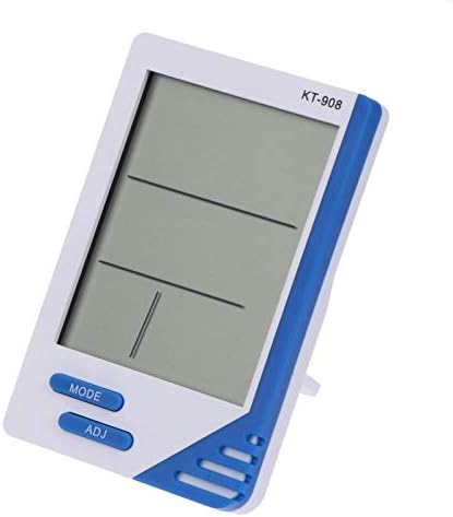 Мултифункционален термометър с голям екран и Влагомер с Часовник от грецкой Ядки, Големият Електронен Цифров LCD Термометър за Домашния