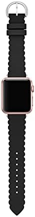 Преносимото силиконов каучук кейт Спейд New York, който е съвместим с вашите 38/40 мм Apple Watch - Въжета за Apple Watch серия