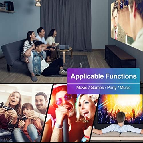 KXDFDC Домашен Проектор Airplay Висока Яркост Full 1080p Android 9.0 Система за Безплатна Доставка Проектор За Домашно Кино