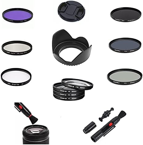Аксесоари за обектива на Камерата SF7 55 мм Пълен Комплект UV-CPL FLD ND Филтър отблизо сенник за обектив обектив за обектив Canon