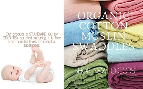 Прекрасна нова-Йоркские скъпа промяна Завивки от Органичен Плат за Новородени Момчета и Момичета (Organic Blue Air)
