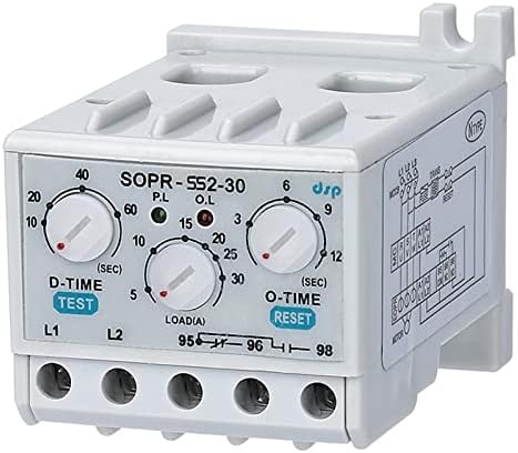 Електронно реле за претоварване HIFASI SOPR-SS2-440 Термично реле за защита на двигателя от претоварване (Un: 180-460 ac) (Размер: 1-6 А)