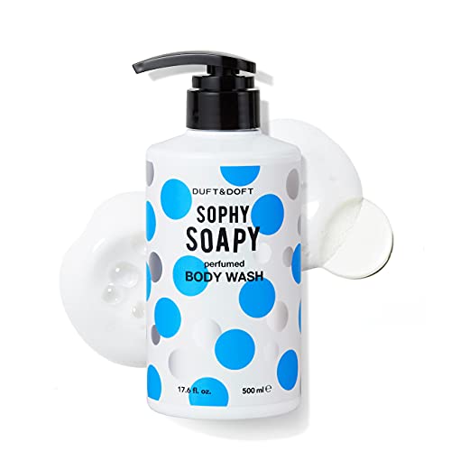 Ароматизирани сапуни за измиване на тялото DUFT & DOFT Sophy Soapy с кокосово масло - за Дълбоко почистване Шест билки, Синьо -