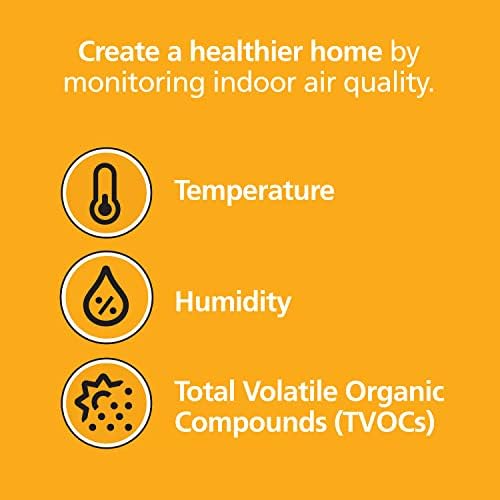 Интелигентен Детектор за въглероден окис, Kidde, Plug до стената, Wi-Fi, Устройство, което е Съвместимо с Алекса, с Наблюдение на качеството на въздуха на закрито и Сигнали