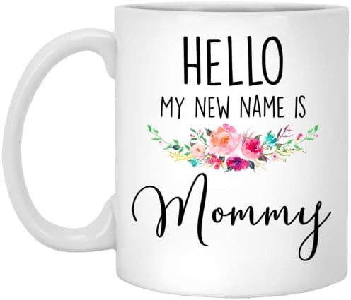 My New Name Is Mommy Mugs, Подарък Кутия За Нови майки, Бащи, Родители, Чакащи Родители - Обява За бебето, Пол, Разкриващ Бременност,