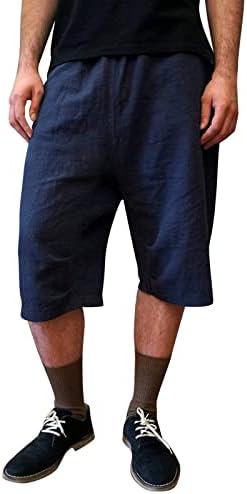 Ozmmyan Шорти-Карго за Мъже, Летни Модни Разтеглив Обикновена Свободни Ежедневните си Работни Панталони на съвсем малък, Седем Панталони