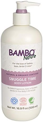 Лосион за тяло Bambo Nature Snuggle Time, 16,9 течни унции, 6 порции (1 Опаковка от 6 бутилки)