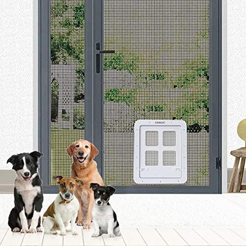 Окото на вратата за кучета CEESC (външен размер 14,56 x 16,92), Запирающаяся Окото врата за домашни любимци, за кучета и Догги, Куче на вратата на достъпа, за да вкара врати (г?