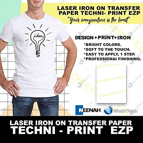Techni Print EZP - Лазерна Хартия за топлопреминаване 11 x 17 25 Листа