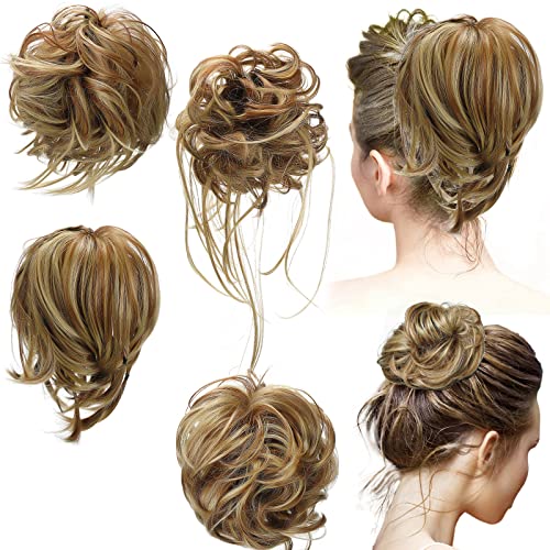WILLBOND 4 бр., перука за коса под формата на светлина, Взъерошенная Прическа за жените, удължаване на коса, Права къса опашка,