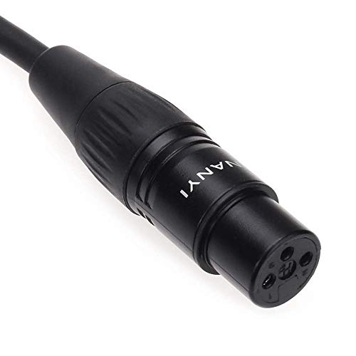 Сплитер NANYI XLR от жена на жена Микрофон кабел кабели към XLR XLR, 3-Пинов XLR от жена на Жена микрофон кабел DMX кабел Patch-въжета