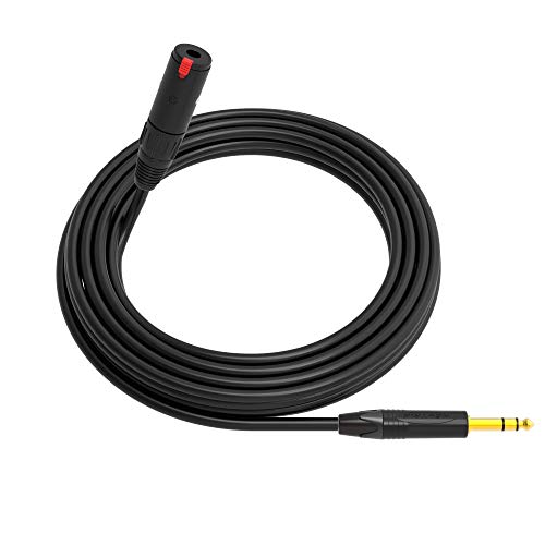 Mogami 2534 Професионален Четириядрен Студиен Микрофон, кабел | Удължител от 1/4 инча TRS до 1/4 TRS | Neutrik Gold | 30 Метра |