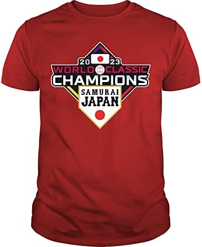 Тениска на световния Шампион по класически серии 2023 Samurai Japan Baseball Team 2023 World Classic Samurai Champion