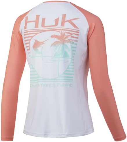 Жените риза за Риболов С Двойно Жаткой HUK с Дълъг Ръкав | Солнцезащитная