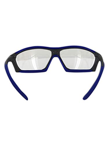 Удароустойчив Защитни очила MAGID със защита от замъгляване с възглавница TPR, 1 Чифт, Затъмнени лещи