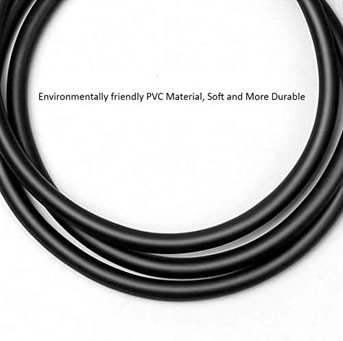 Балансиран Кабел DREMAKE 20 Фута TRS 6,35 мм (1/4 инча) от щепсела до микрофонному кабел XLR за усилвател, високоговорители - Черен