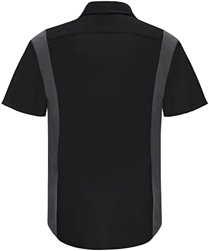 Мъжки Стандартна риза Performance Plus с къс ръкав Red Kap Shop с технологията Oilblok
