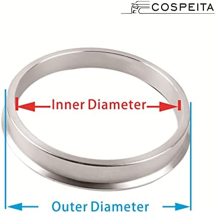 Комплект центрических пръстените на главината легкосплавных та COSPEITA от 4-те колела с централен отвор 67,1 мм (67,1-54,1)