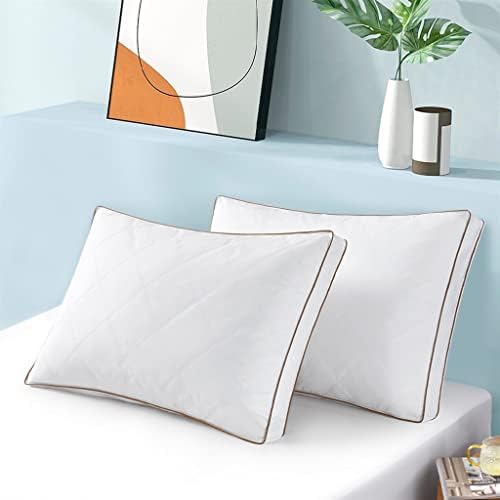 Конструкция с ревери за сън средно на подкрепа и възглавници, които могат да се перат в машина, осигуряват здравословен сън (Цвят: