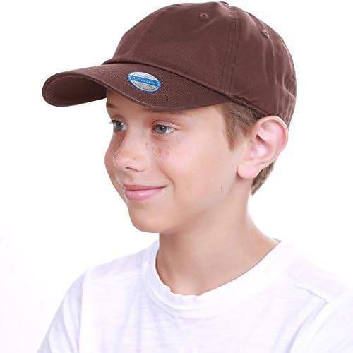 KBETHOS Детски Шапки За Момчета И Момичета, Выстиранная нисък профил Памучен Деним Однотонная бейзболна шапка
