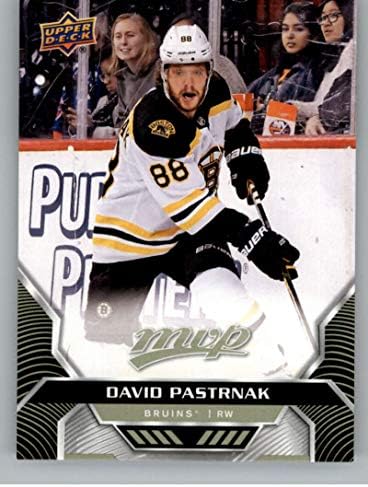 2020-21 MVP на горната палуба 55 Дейвид Пастрнак Хокейна карта Бостън Бруинс в НХЛ