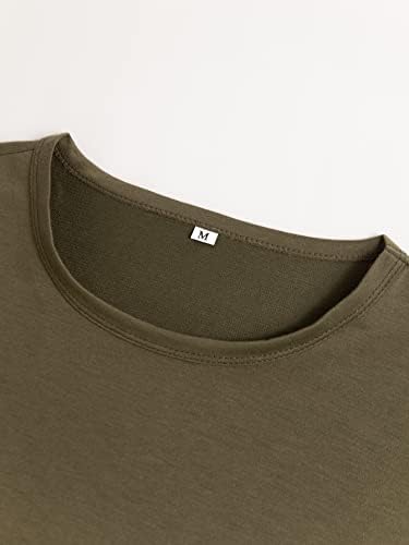 Мъжки дрехи SHENHE от 2 теми, Тениска в цвят Блок с Къс ръкав и Набор от спортни Шорти